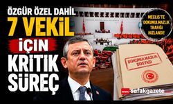 Ankara'yı Karıştıracak Gelişme! 9 Dokunulmazlık Dosyası Meclis'te