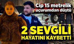Cip 15 metrelik uçurumdan uçtu: 2 sevgili hayatını kaybetti, 1 yaralı