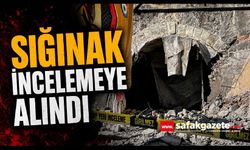 Zonguldak'taki yıkım alanında bulunan sığınak incelemeye alındı