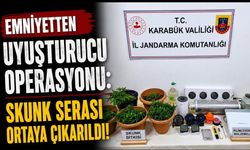 Karabük'te uyuşturucu operasyonu: Skunk serası ortaya çıkarıldı