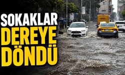Amasra'da sağanak kabusu: Sokaklar dereye döndü