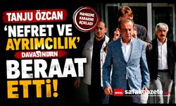 Tanju Özcan, 'Nefret ve Ayrımcılık' davasından beraat etti
