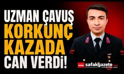 Uzman çavuşun hayatını kaybettiği kaza kamerada