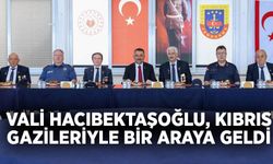 Vali Hacıbektaşoğlu, Kıbrıs gazileriyle bir araya geldi