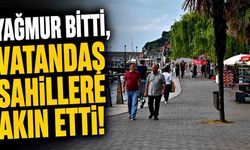 Öğle Yağmuru Bitti, Vatandaş Sahillere Akın Etti!