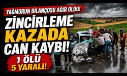 Kastamonu’da üç araç çarpıştı: 1 ölü, 5 yaralı