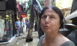 Yalova'da su borusu patladı, 4 iş yerini su bastı