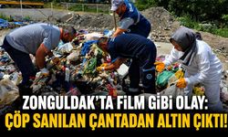 Zonguldak'ta film gibi olay: Çöp sanılan çantadan altın çıktı!