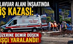 Zonguldak Lavuar alanı inşaatında iş kazası: Üzerine demir düşen işçi yaralandı!