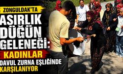 Zonguldak’ta asırlık düğün geleneği: Kadınlar davul zurna eşliğinde karşılanıyor