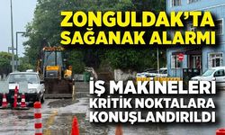 Zonguldak’ta sağanak alarmı: İş makineleri kritik noktalara konuşlandırıldı