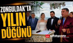 Zonguldak'ta Yılın Düğünü: Başkan Tahsin Erdem Oğlunun Nikahını Kıydı, Şahit Özgür Özel Oldu!