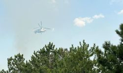 Bolu'da orman yangını; 3 helikopter müdahale ediyor