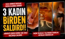 Kaza sonrası ortalık karıştı; 3 kadın sürücüyü darp etti