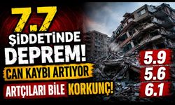 7.7'lik depremde can kaybı artıyor