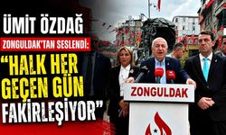 Ümit Özdağ’dan Zonguldak’ta sert çıkış: “Halk fakirleşiyor”