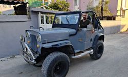 'Altıncı evladım oldu' dediği 74 yıllık cipini, 1 buçuk yıllık çalışmayla restore etti