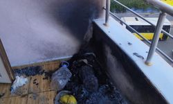 Apartmanın 5. katında piknik tüpü patladı