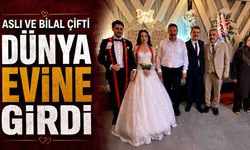 Aslı ve Bilal çifti dünya evine girdi