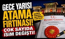 Resmi gazete’de atama yağmuru! İşte yeni görevlendirmeler