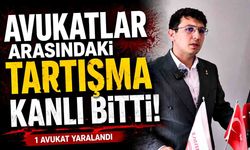 Avukatlar arasındaki tartışma kanlı bitti