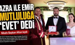 Azra ile Emir mutluluğa “evet” dedi
