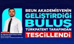 BEUN akademisyenin geliştirdiği buluş TÜRKPATENT tarafından tescillendi