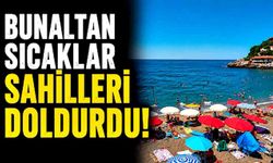 Bunaltan sıcaklar sahilleri doldurdu!