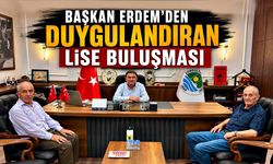 Başkan Erdem'den duygulandıran lise buluşması