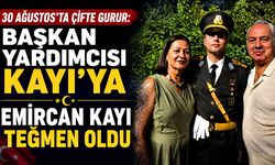 Başkan Yardımcısı Kayı'ya 30 Ağustos’ta çifte gurur: Emircan Kayı teğmen oldu
