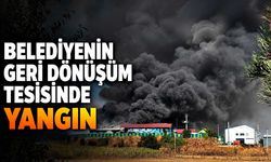 Belediyenin geri dönüşüm tesisinde yangın