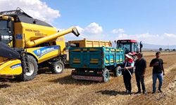 Biçerdöver kontrollerine sahada aralıksız devam ediliyor
