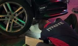 Yunanistan’dan Bolu’ya otomobilin motorunda gelen minik misafir