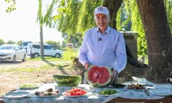 Bu bahçede yetiştirilen ürünler ihtiyaç sahiplerine gönderiliyor