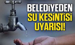 Çaycuma’da su kesintisi! Belediye saat verdi