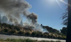 Çevre yolunda alev alan araç küle döndü