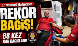57 Yaşındaki Emekli Madenciden Örnek Davranış: Kızılay’a 88 Kez Kan Bağışladı!