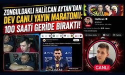 Zonguldaklı Halilcan Aytan’dan dev canlı yayın maratonu: 100 saati geride bıraktı!