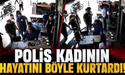 Polis nefes borusuna ekmek parçası kaçan kadını hayata döndürdü