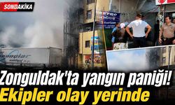 Zonguldak'ta yangın paniği! Ekipler olay yerinde