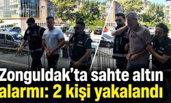 Zonguldak’ta sahte altın alarmı: 2 kişi yakalandı