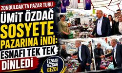 Ümit Özdağ Sosyete Pazarına İndi: Esnafı Tek Tek Dinledi