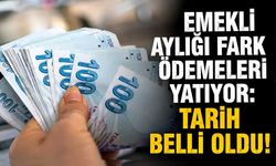 Emekli aylığı fark ödemeleri yatıyor: Tarih belli oldu!