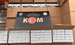 Çok sayıda kaçak makaron, kaçak sigara ele geçirildi
