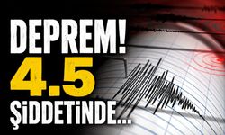 Korkutan Deprem! 4.5 İle Sallandı