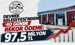 Devrek Belediyesi’nden 40 günde rekor ödeme: 97,5 milyon TL