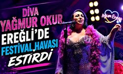 Diva Yağmur Okur, Ereğli’de festival havası estirdi