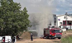 Doğal gaz borusu delindi: Gaz metrelerce havaya yükseldi