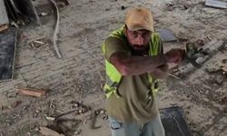Dronu görünce korktu, arkadaşları kahkahaya boğuldu