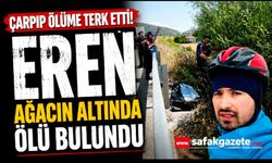 Otomobilin çarptığı bisikletli ağacın altında ölü bulundu